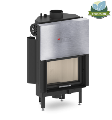 КАМИННАЯ ТОПКА С ВОДЯНЫМ КОНТУРОМ HITZE ALBERO AQUASYSTEM ALAQS54X39.G С ГИЛЬОТИНОЙ
